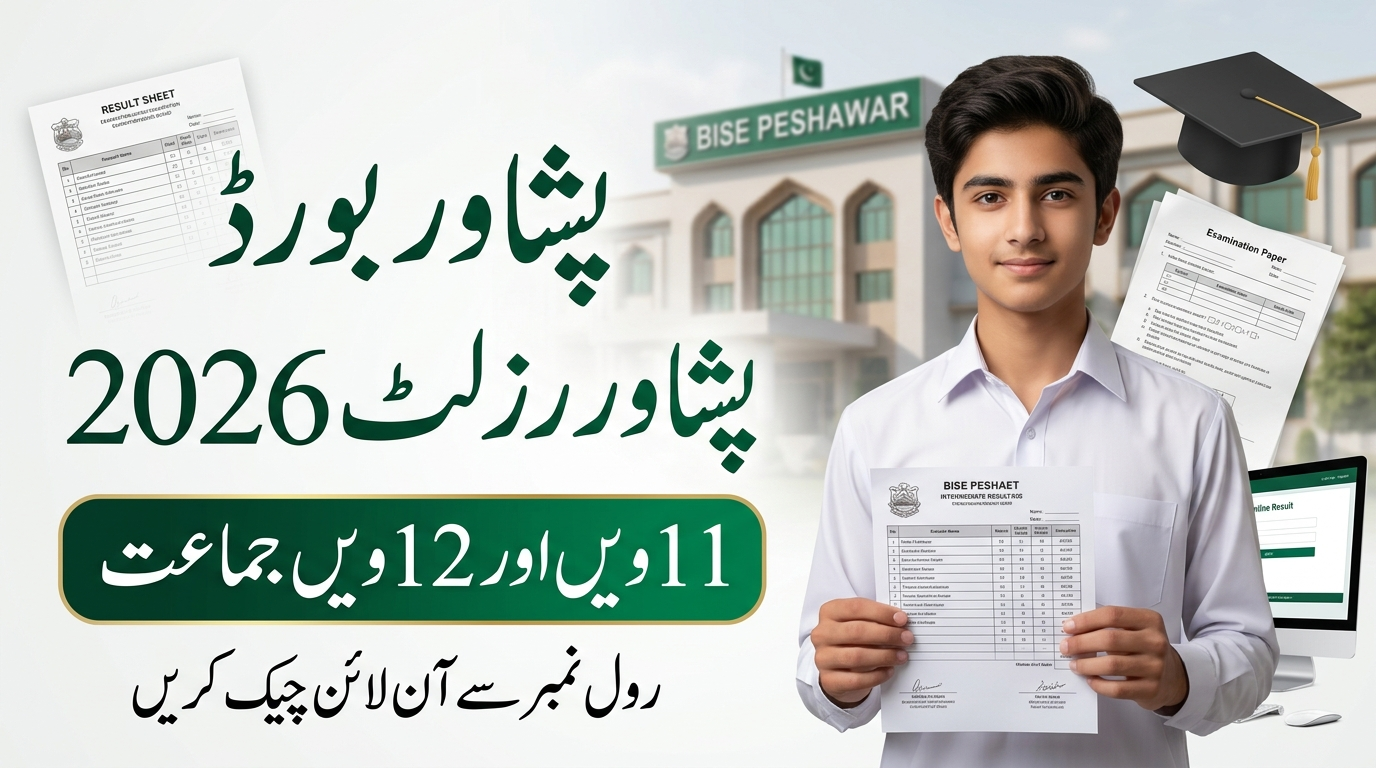 BISE Peshawar Result 2026 Check 11th & 12th Class Result Online
